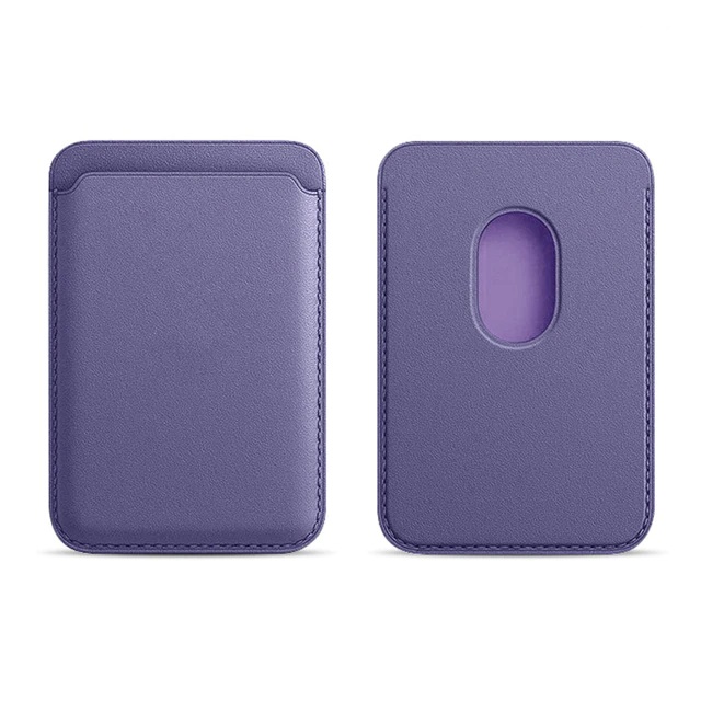 Leather Wallet Purple